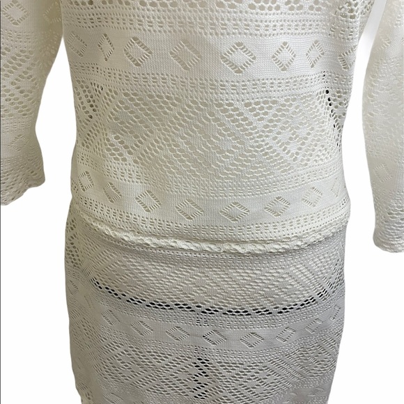 Anne Cole signature swimwear cover up. Cream SZ Sm - Picture 5 of 7